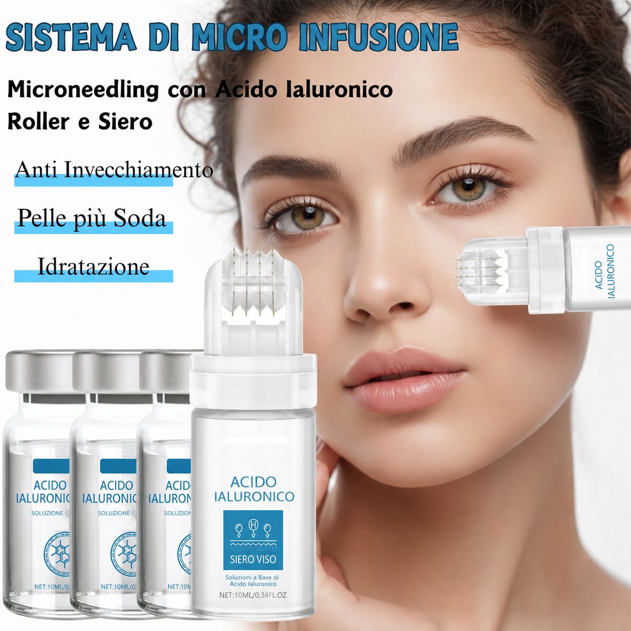 SUMMISHI Sistema Micro Infusion: Roller Microneedling