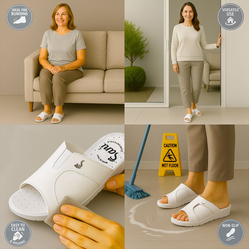 Sanì pantofola sanitaria da donna per alluce valgo