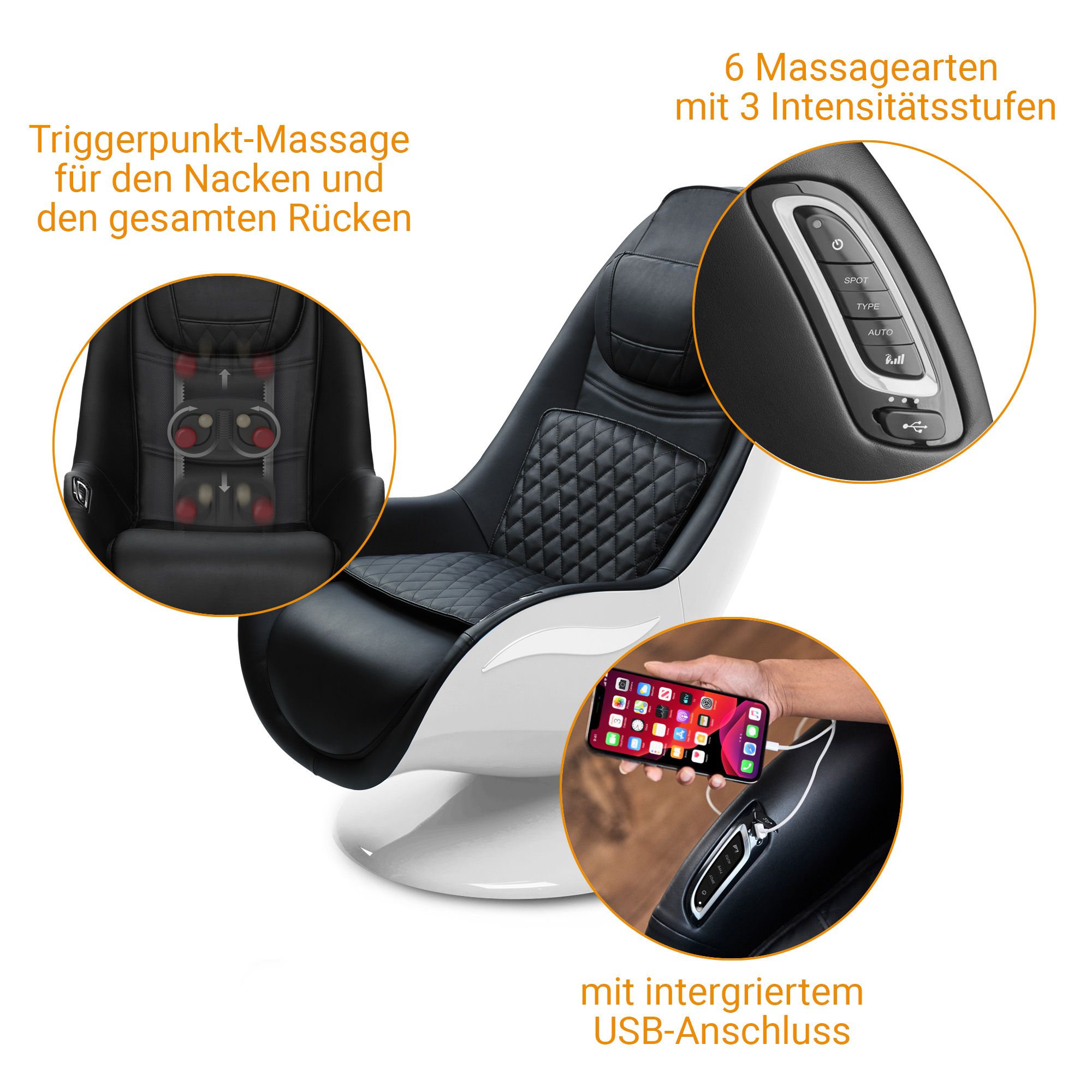 medisana RS 660 Poltrona con funzione massaggiante