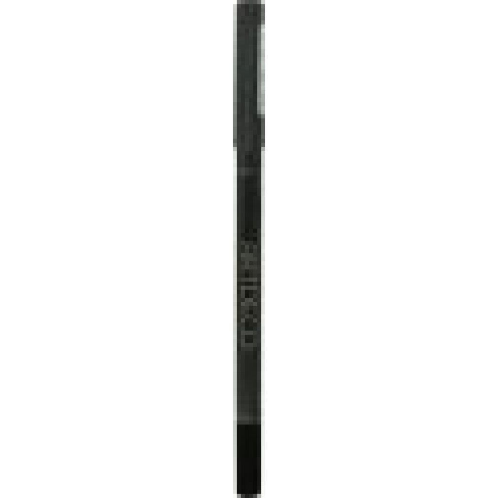 Matita khôl nera, verticale. Scritta: ARTDECO, Khol Eye Liner long lasting 01. Punta e estremità nere.