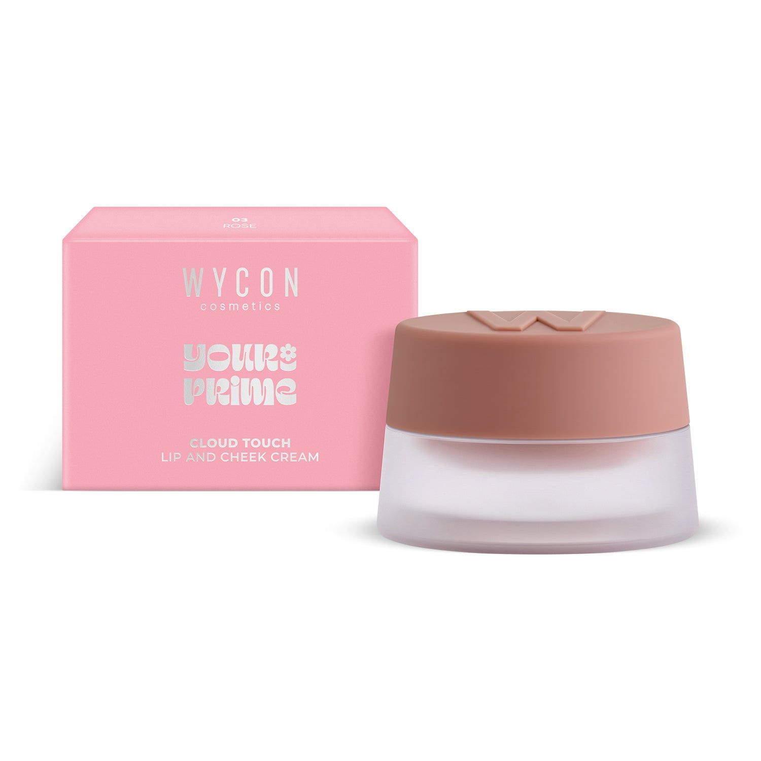 WYCON cosmetics CLOUD TOUCH Mousse multifunzione labbra e guance 03 ROSE