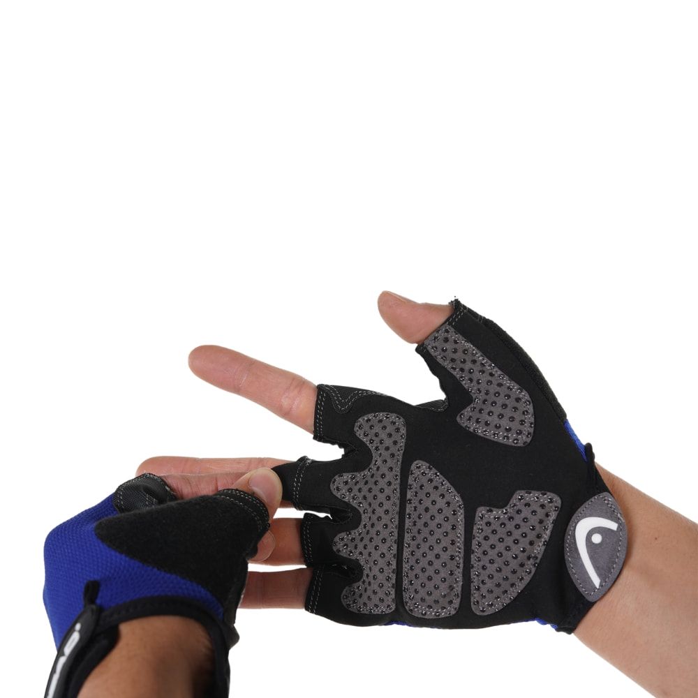 Guanti da Allenamento Traspiranti con Imbottitura - L - Blu