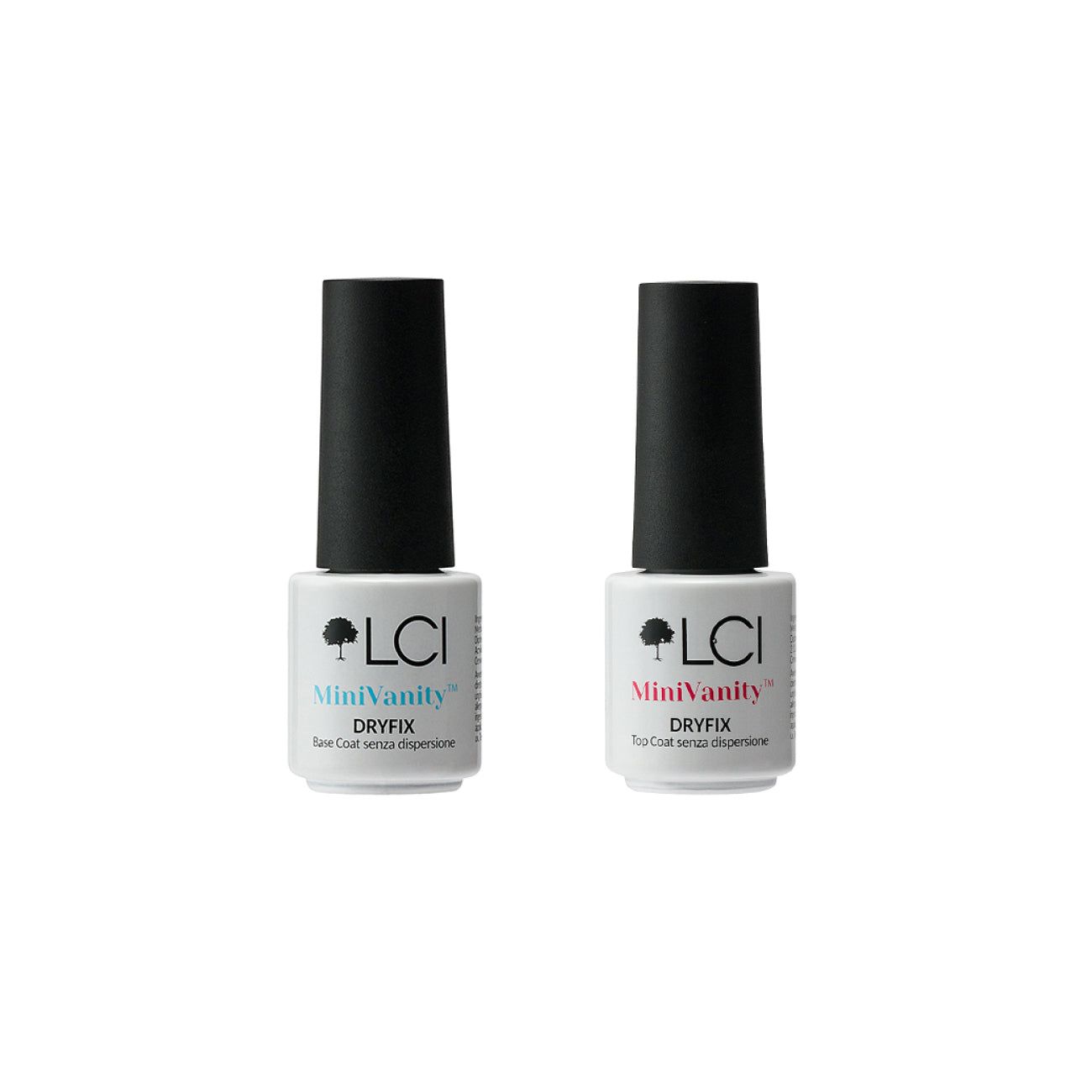 LCI Cosmetics - Set Base e Top coat Senza Dispersione - Mini Vanity