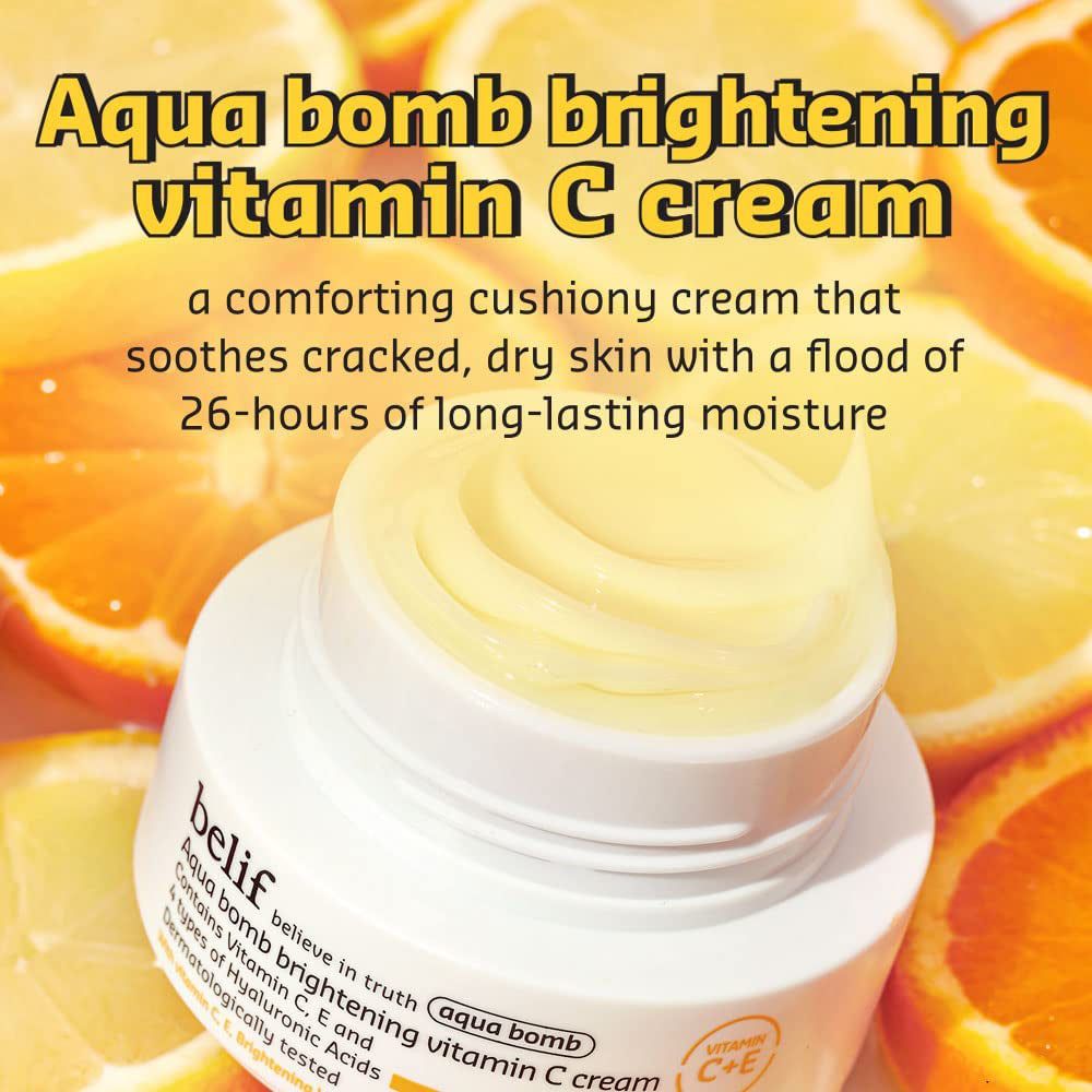 belif Aqua Bomb Brightening Vitamin C – Crema viso con vitamina C e acido ialuronico