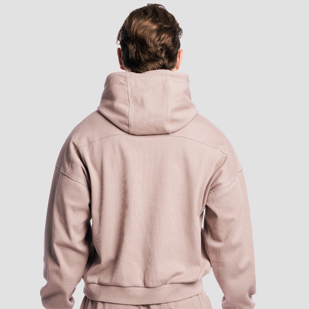 GymBeam Felpa uomo oversize con cappuccio e tasca frontale Aura Roux