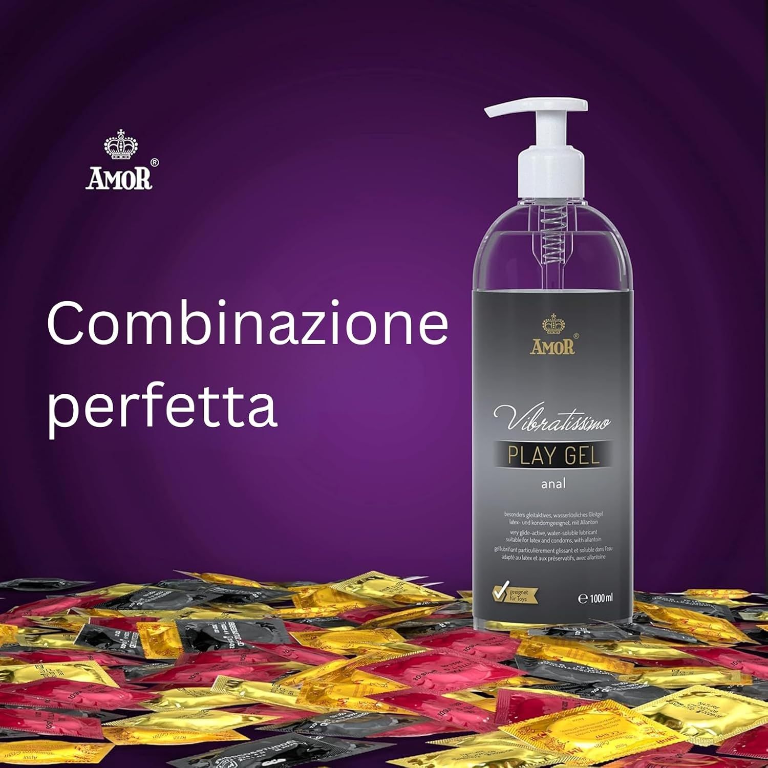 Vibratissimo Play Gel: Dieci varianti in sintesi, tra cui Formicolio, Anale, Vegano.