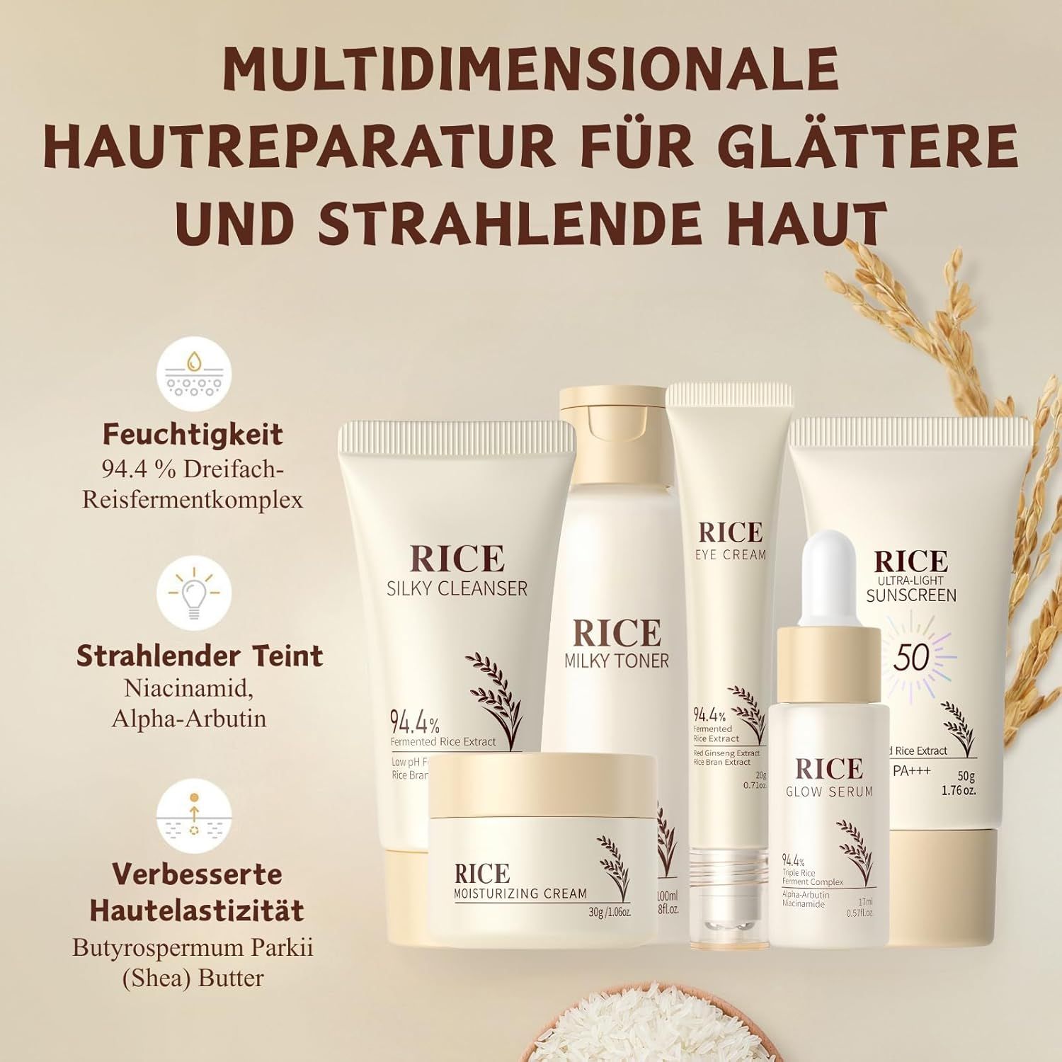 SUMMISHI Set Korean Skincare al Riso