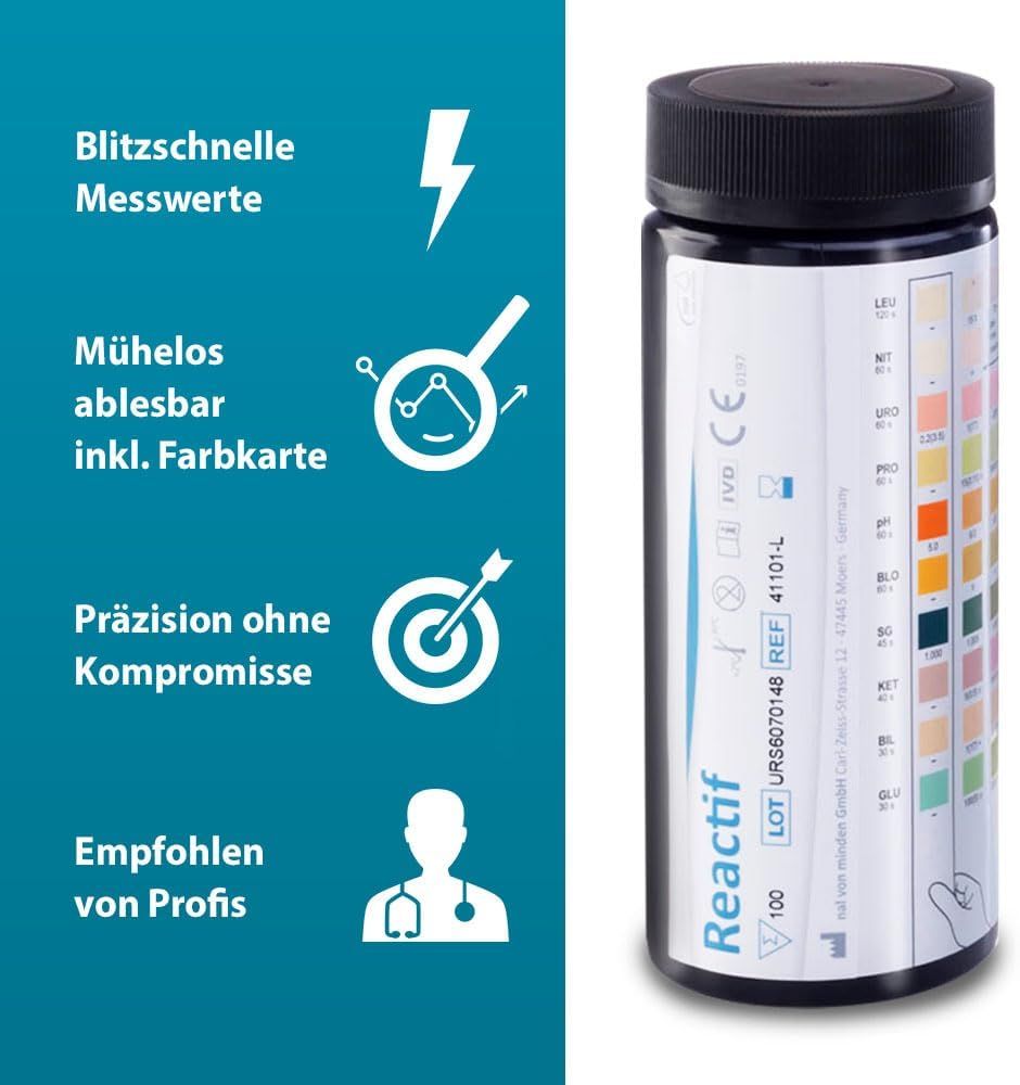 Reactif Test di salute - Strisce reattive per urina per 10 parametri