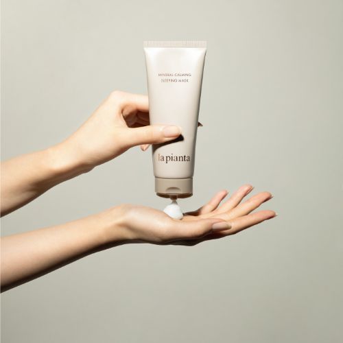 la pianta - Crema notte 100 ml | Sleeping Calming Mask | Cosmetica Coreana | Rigenerante e Calmante