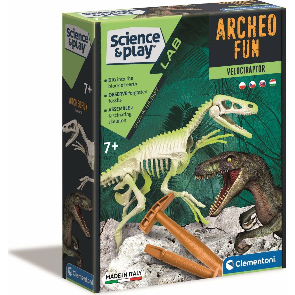 clementoni Science & Games ArcheoFun: Velociraptor
