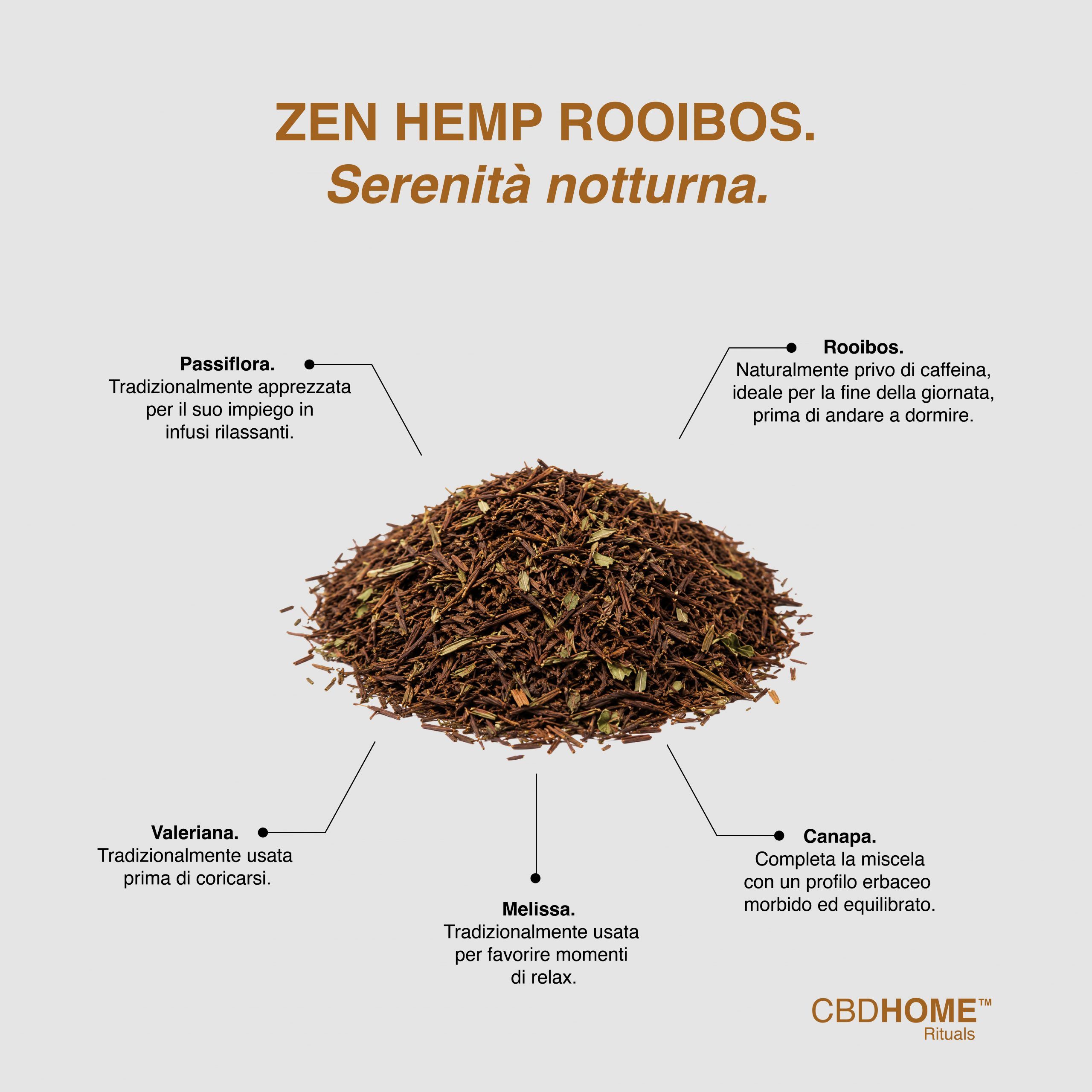 ROOIBOS CON CANAPA: Serenità Notturna - Formato XL