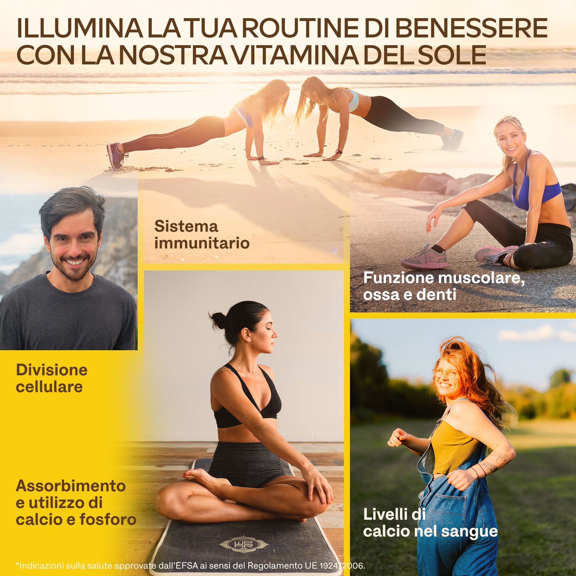 Aavalabs Vitamina D3: Sistema immunitario, funzione muscolare, cellule, calcio.