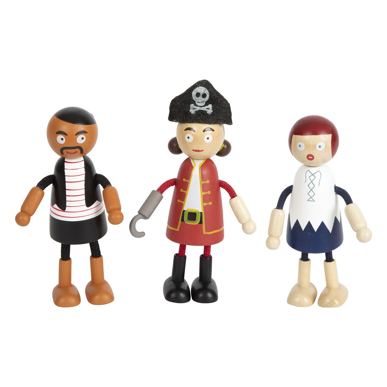 Bambole pieghevoli figure di pirati