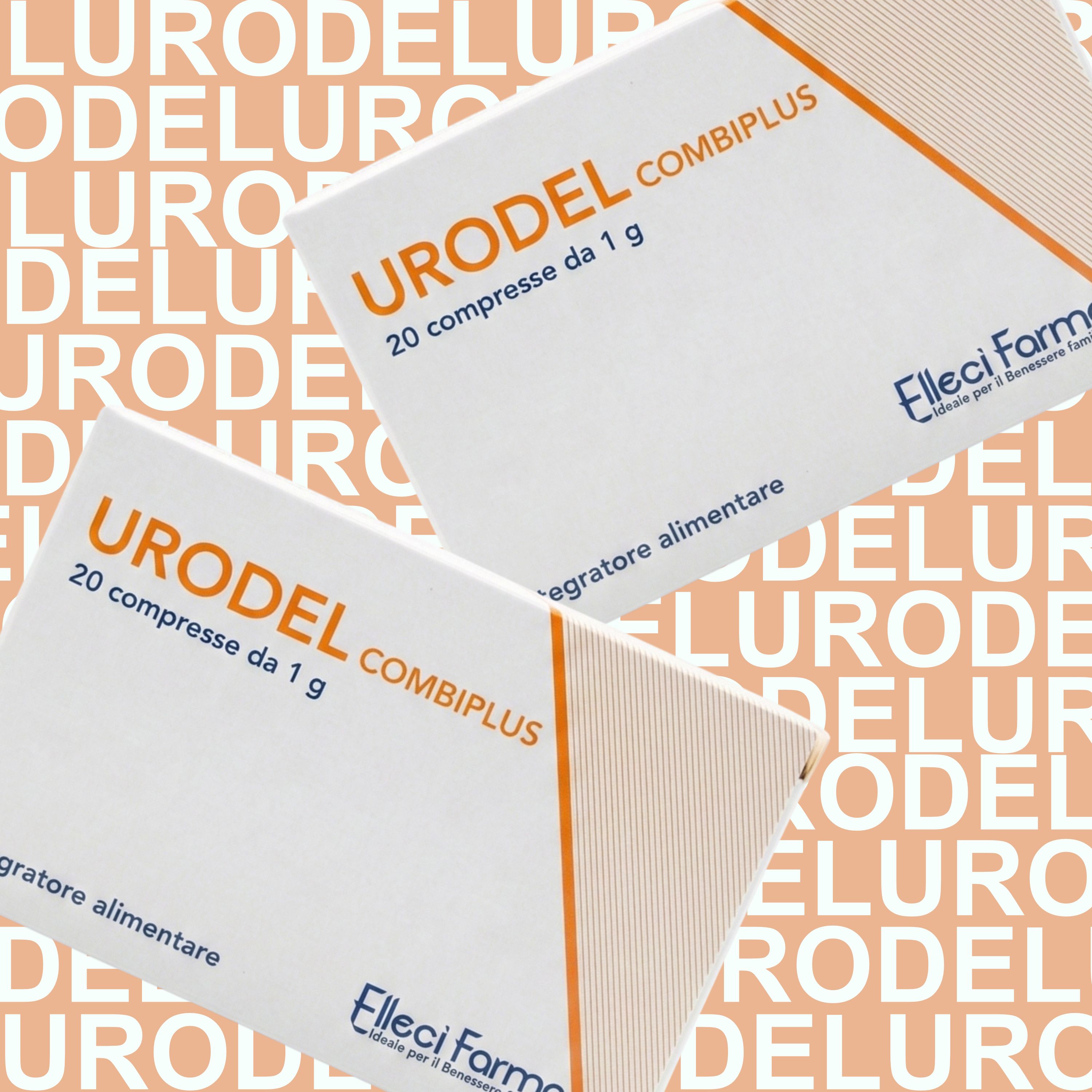Elleci Farma Urodel – D-Mannosio e Fermenti per Vie Urinarie e Prostata 20 Compresse