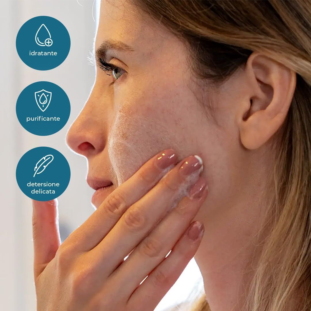 Iamares  Mousse detergente purificante viso