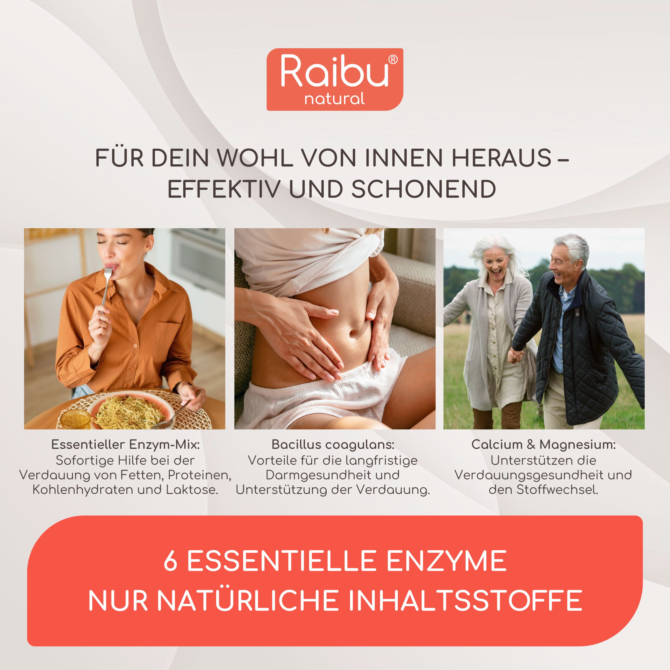 Enzimi Digestivi Capsule ad Alta Potenza - RAIBU