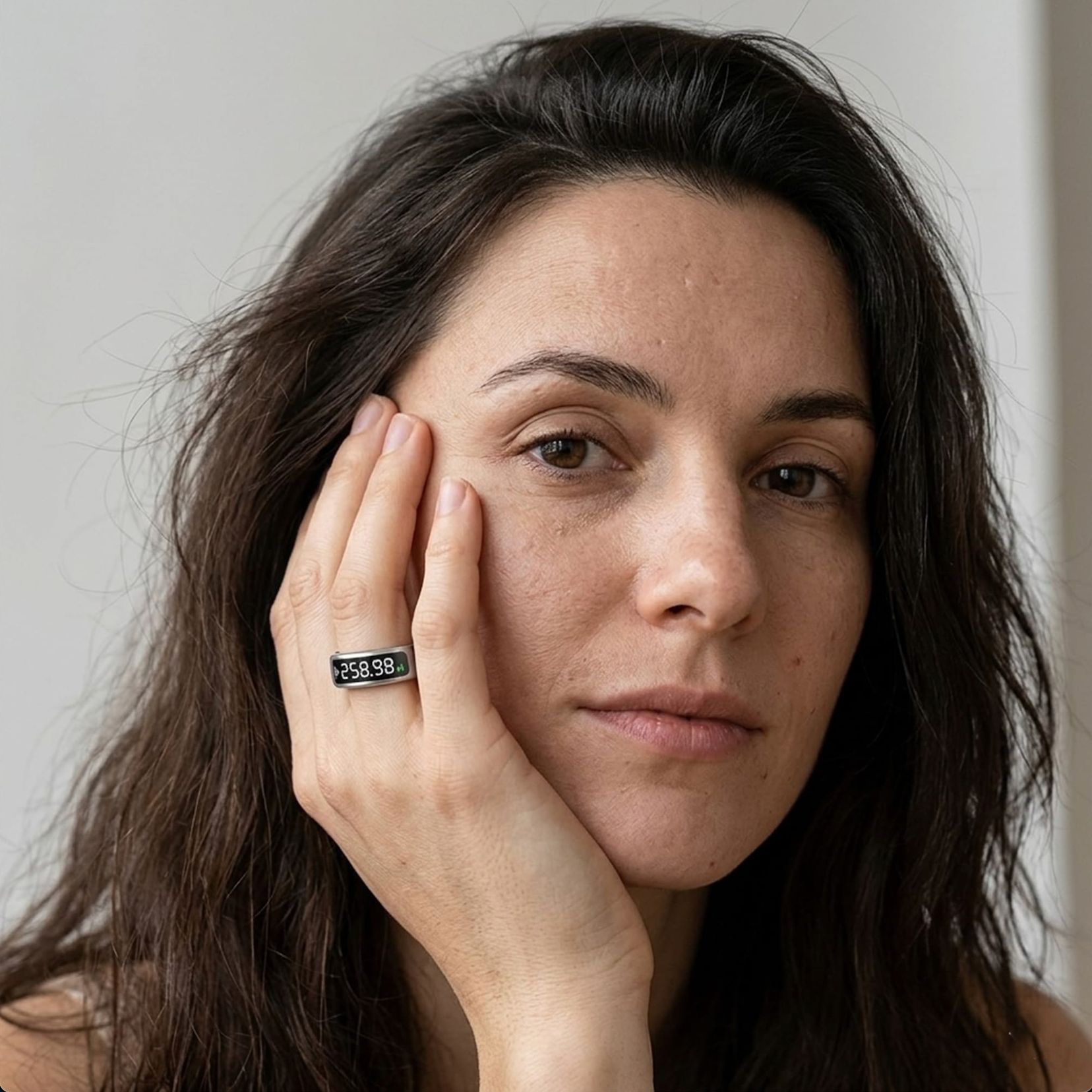 FitRing Air - anello smart: calorie, attività, passi, sonno, stress, temperatura - S