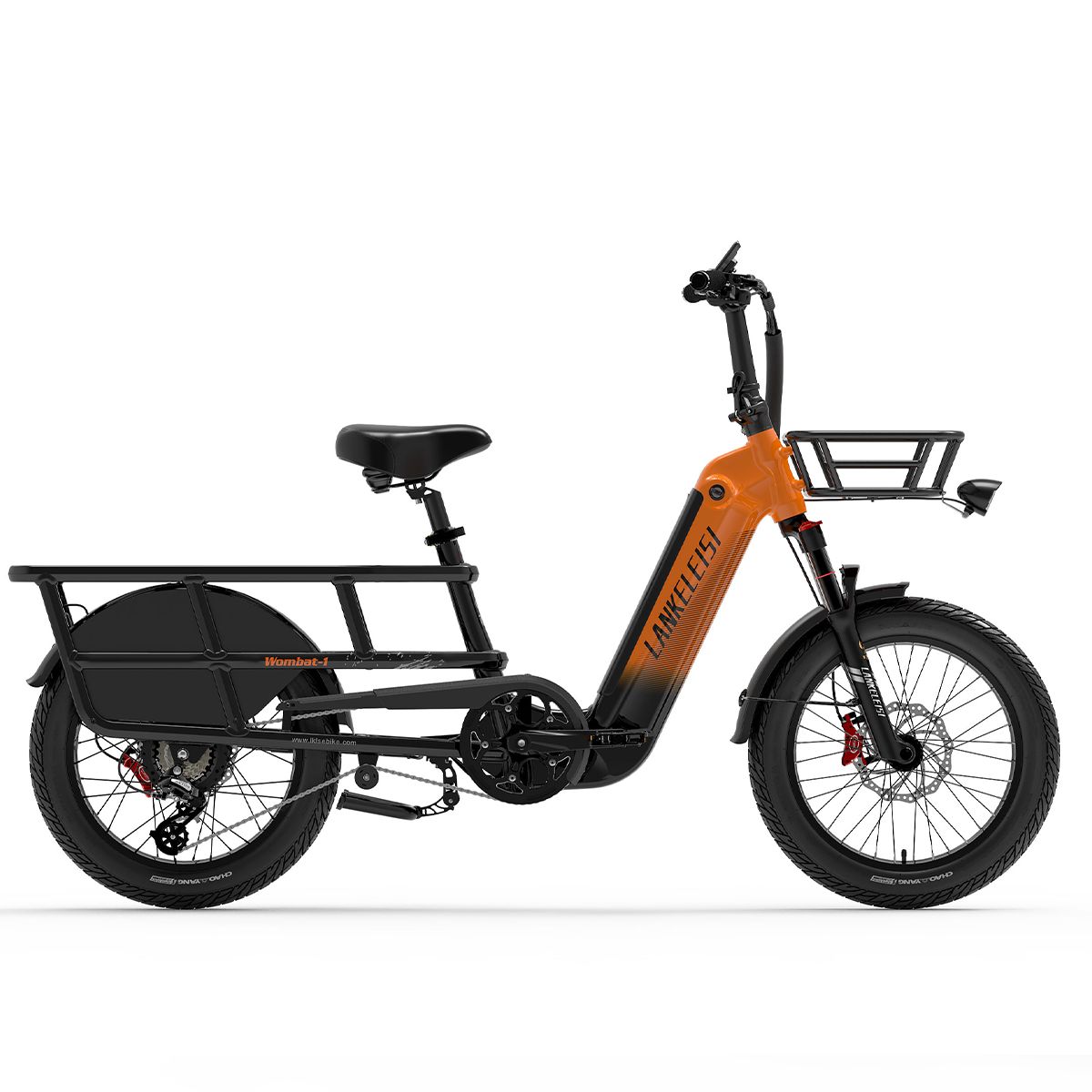 Bici elettrica da carico Lankeleisi Wombat-1 con batteria da 48 V 20 Ah