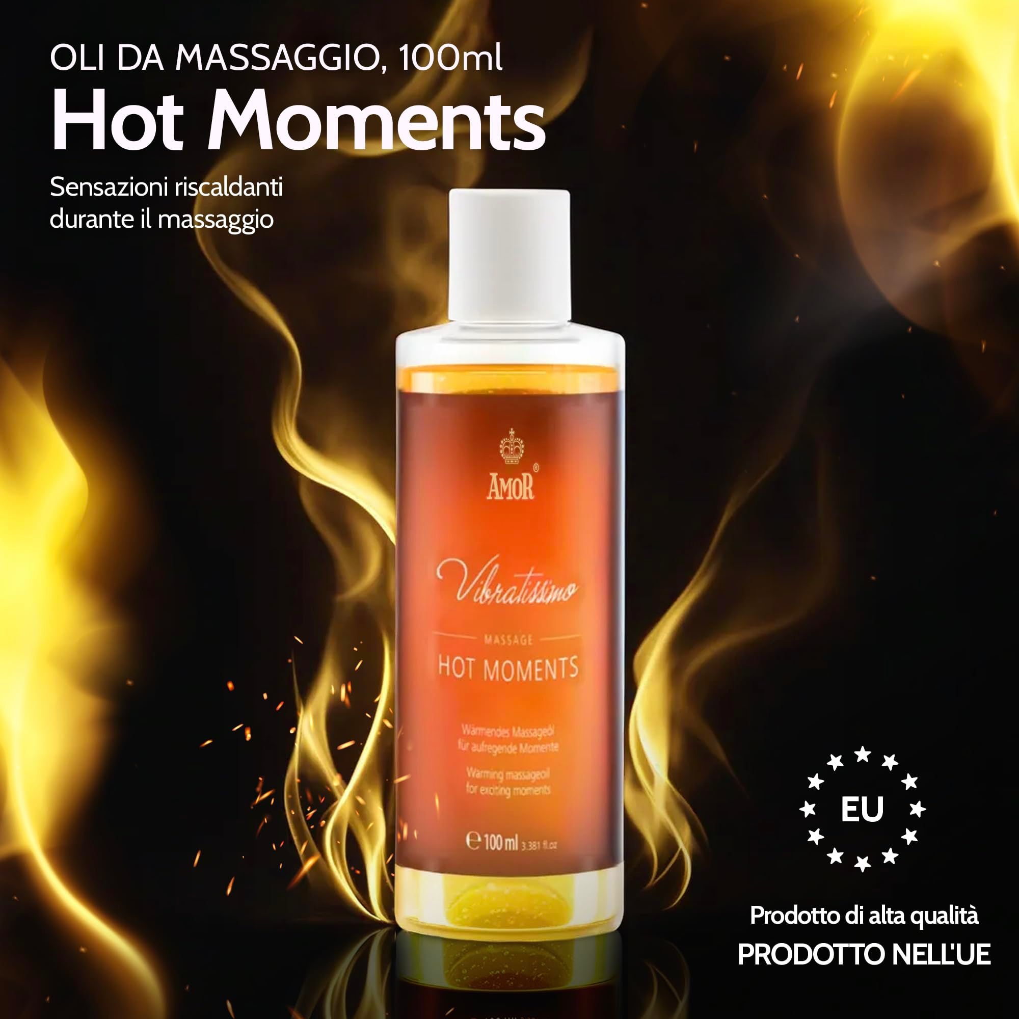 Vibratissimo Olio da Massaggio Hot Moments