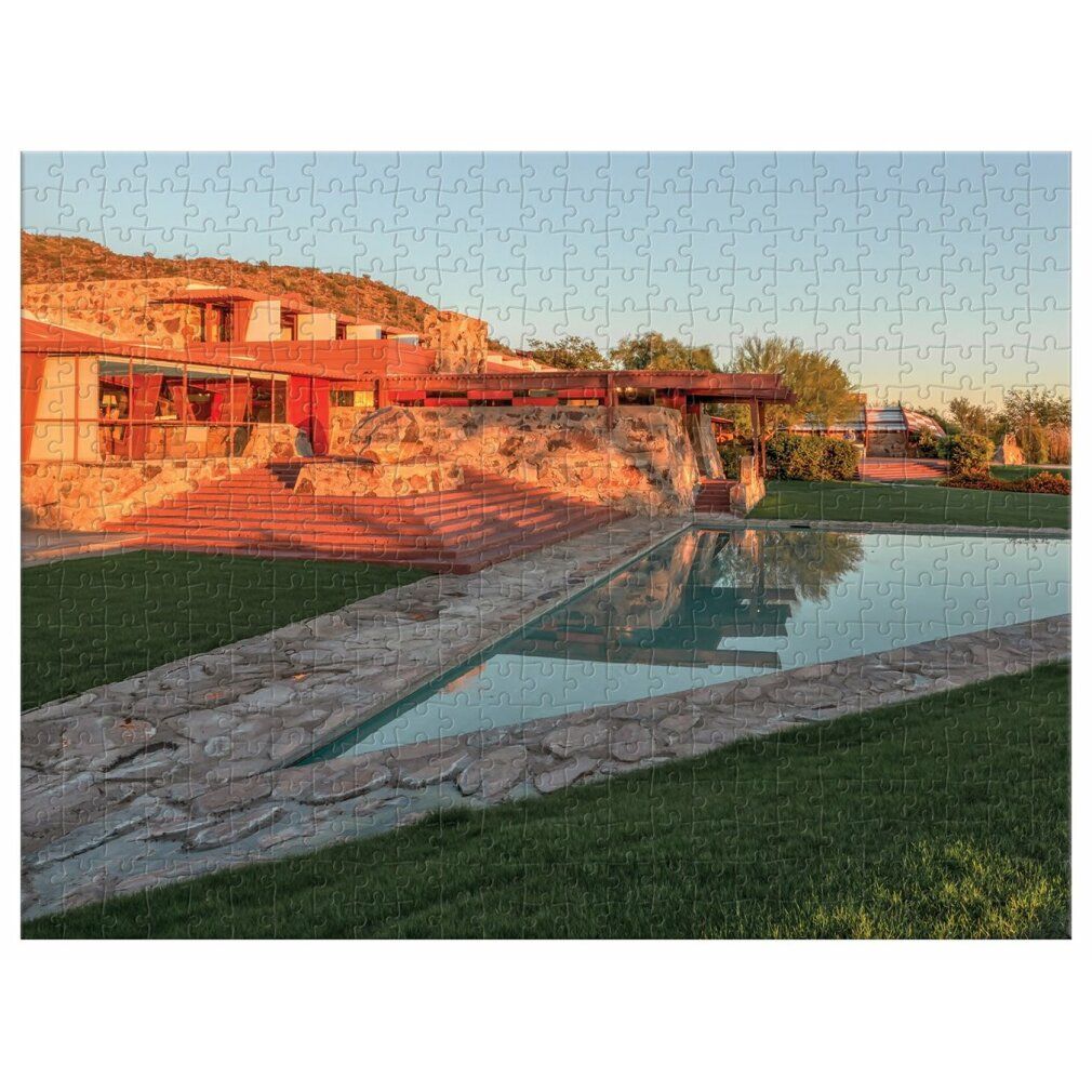 galison Frank Lloyd Wright bifacciale rätsel: Taliesin e Taliesin West 500 pezzi.