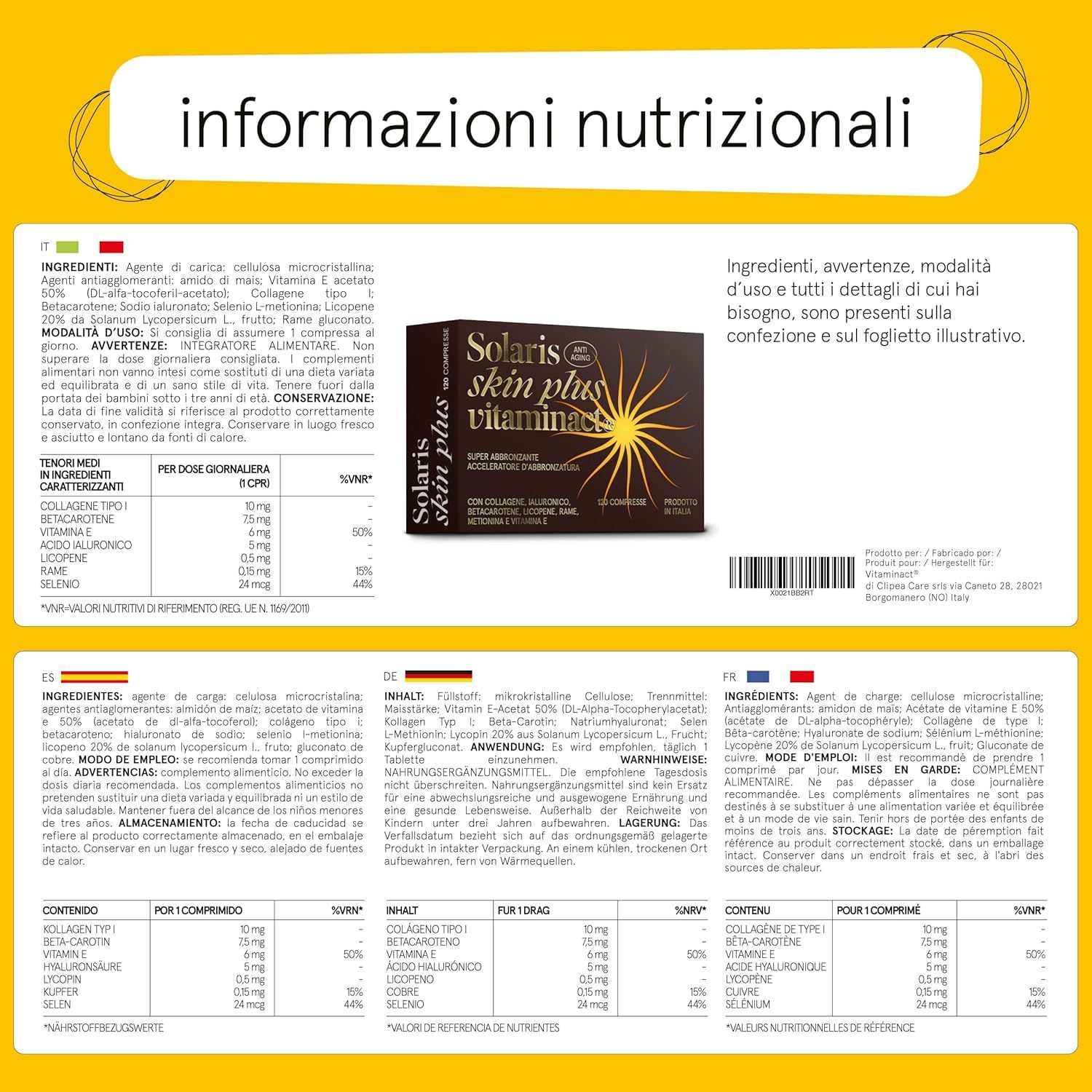Vitaminact - Solaris Skin Plus