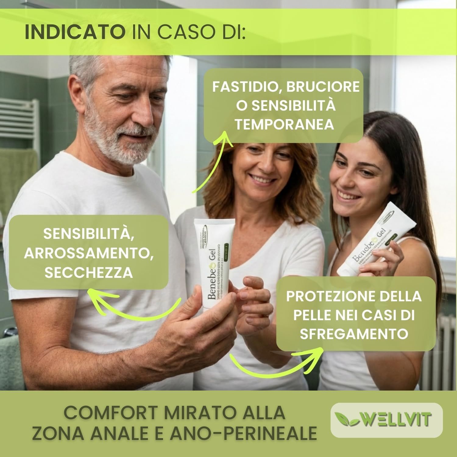 Wellvit | Benebeo Gel, Gel rettale lenitivo e protettivo naturale