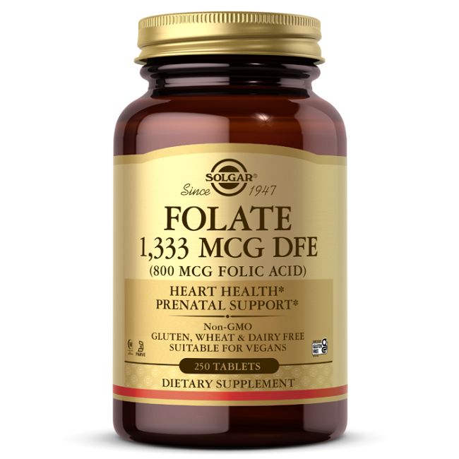 SOLGAR Folato 1.333 mcg DFE (800 mcg di acido folico)
