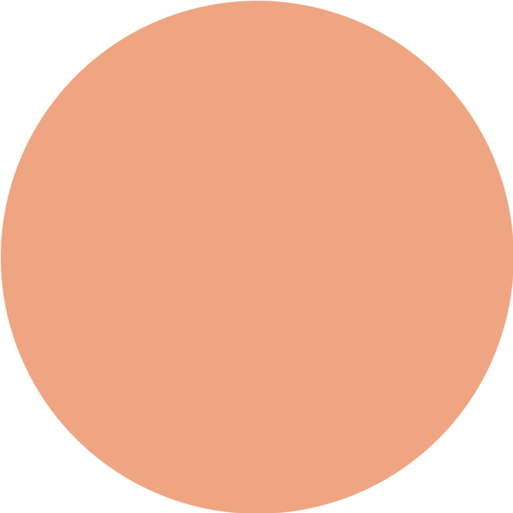 Macchia di colore circolare color caramello salato.