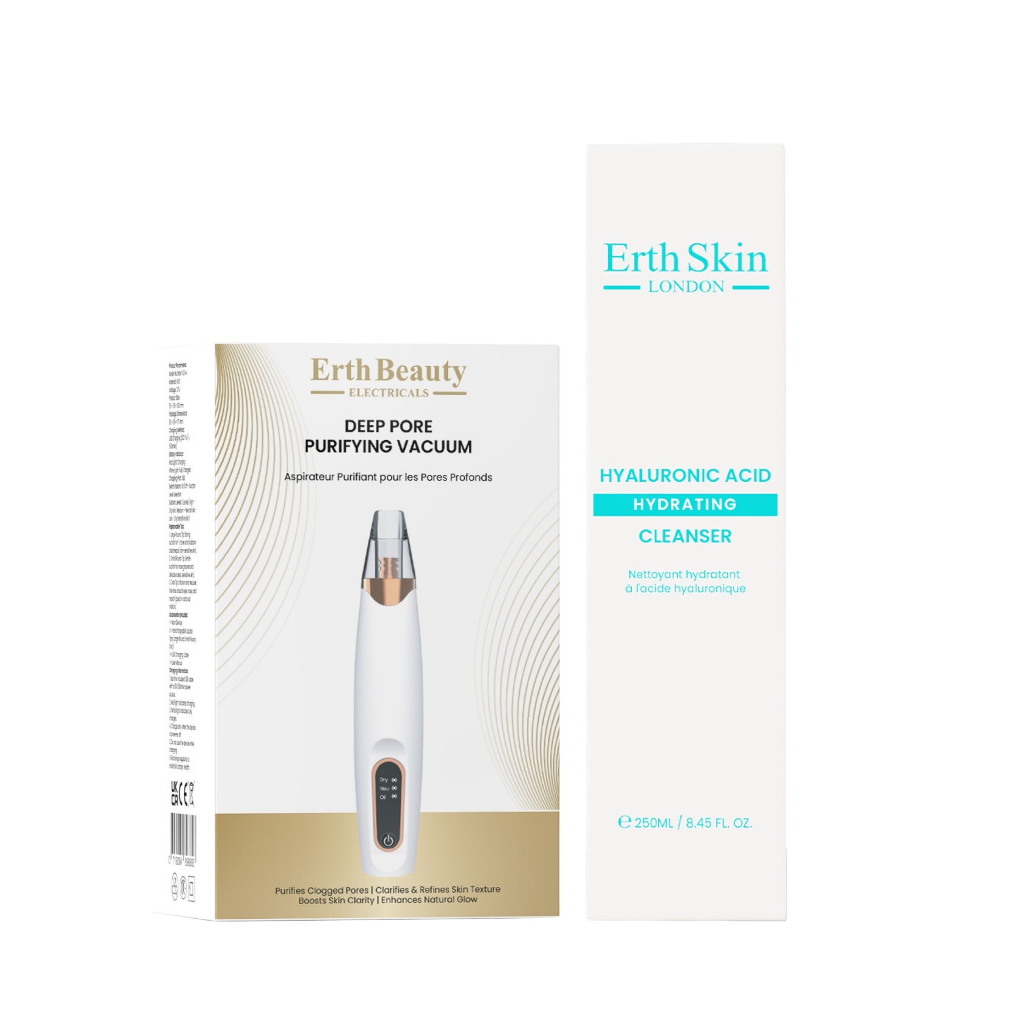 ErthSkin London Aspiratore Pori Duo Acido Ialuronico