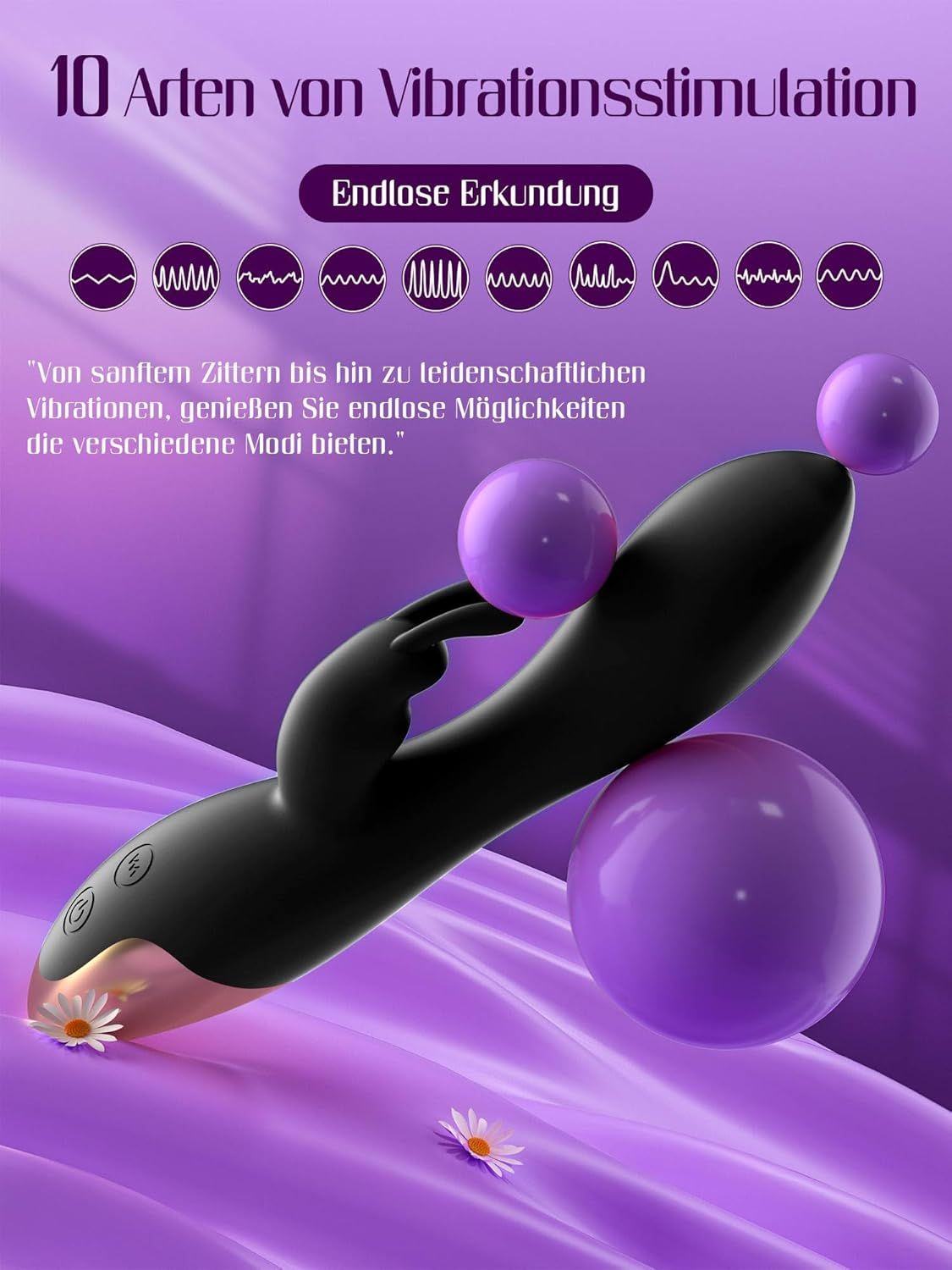HIVEFUN Vibratore punto G nero