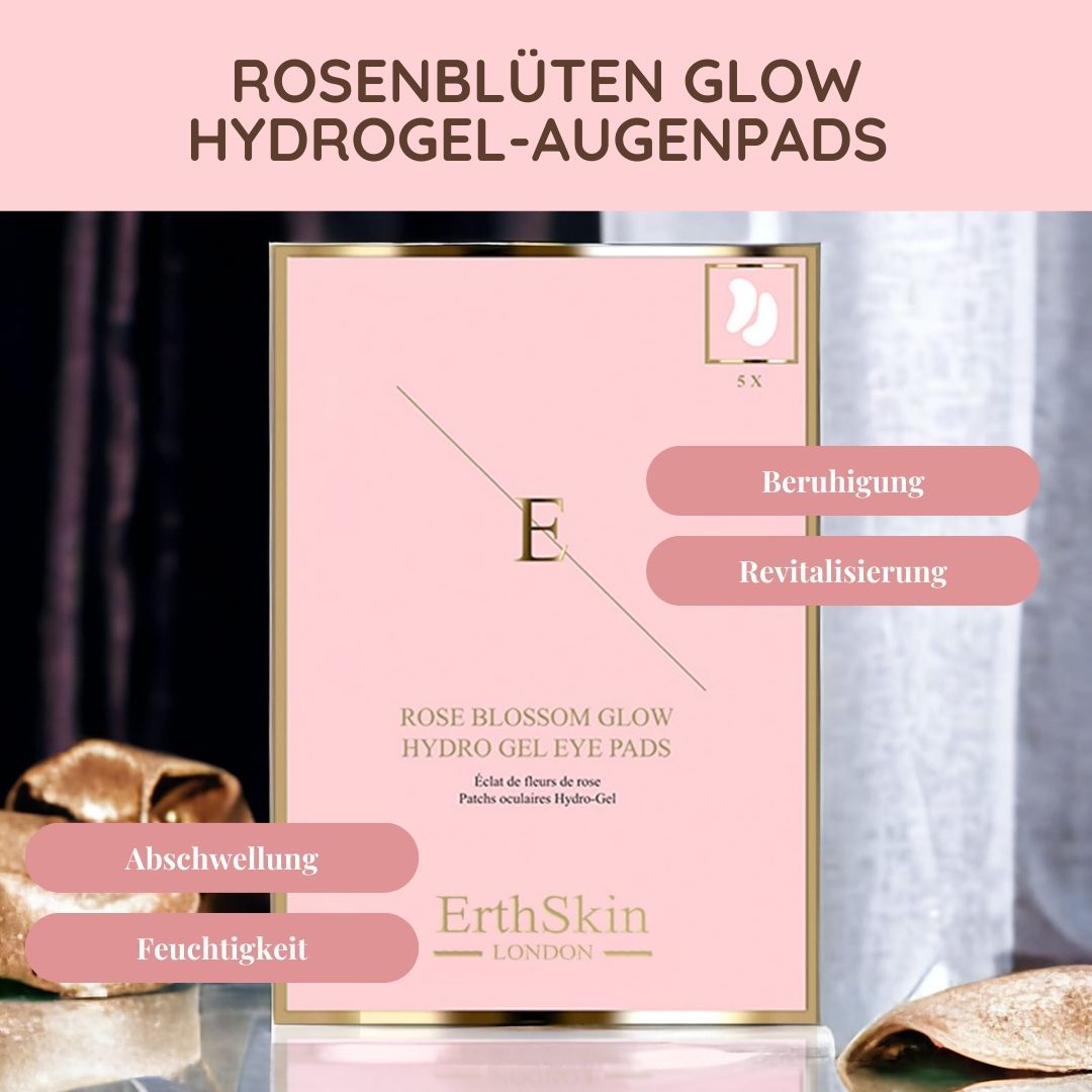 ErthSkin London Cuscinetti per occhi idro-gel Rose Blossom Glow