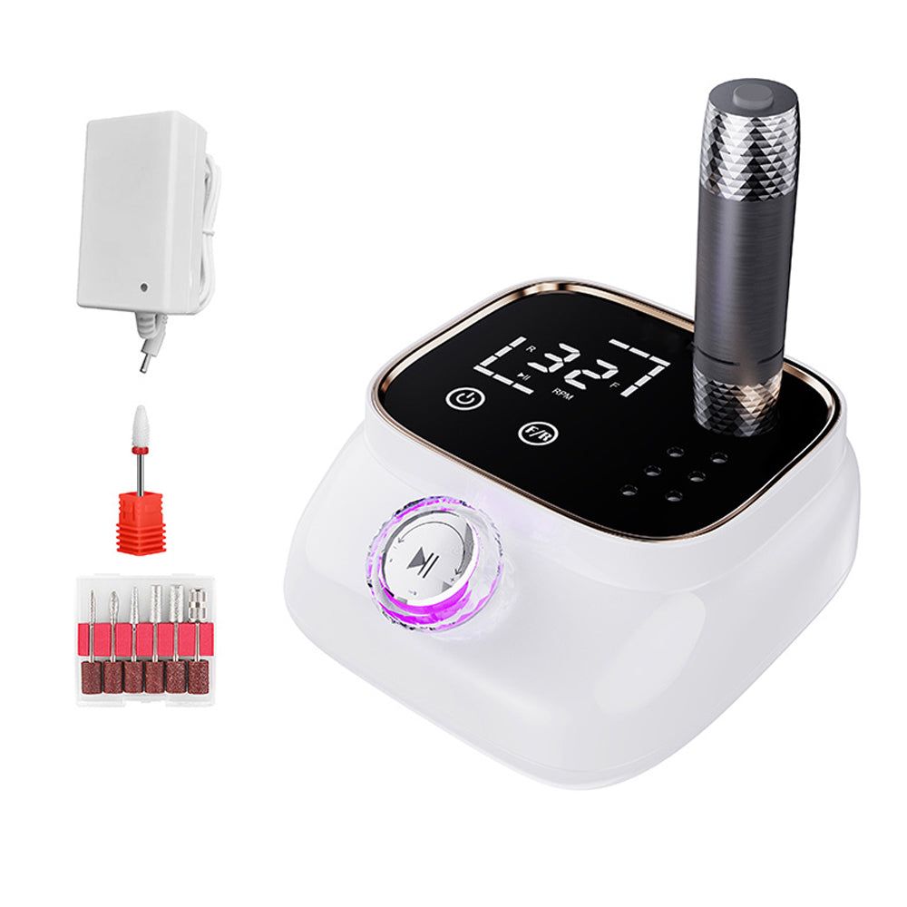 LCI Cosmetics - Fresa per Unghie Professionale LCI - 45000 RPM Touchscreen Display Lcd