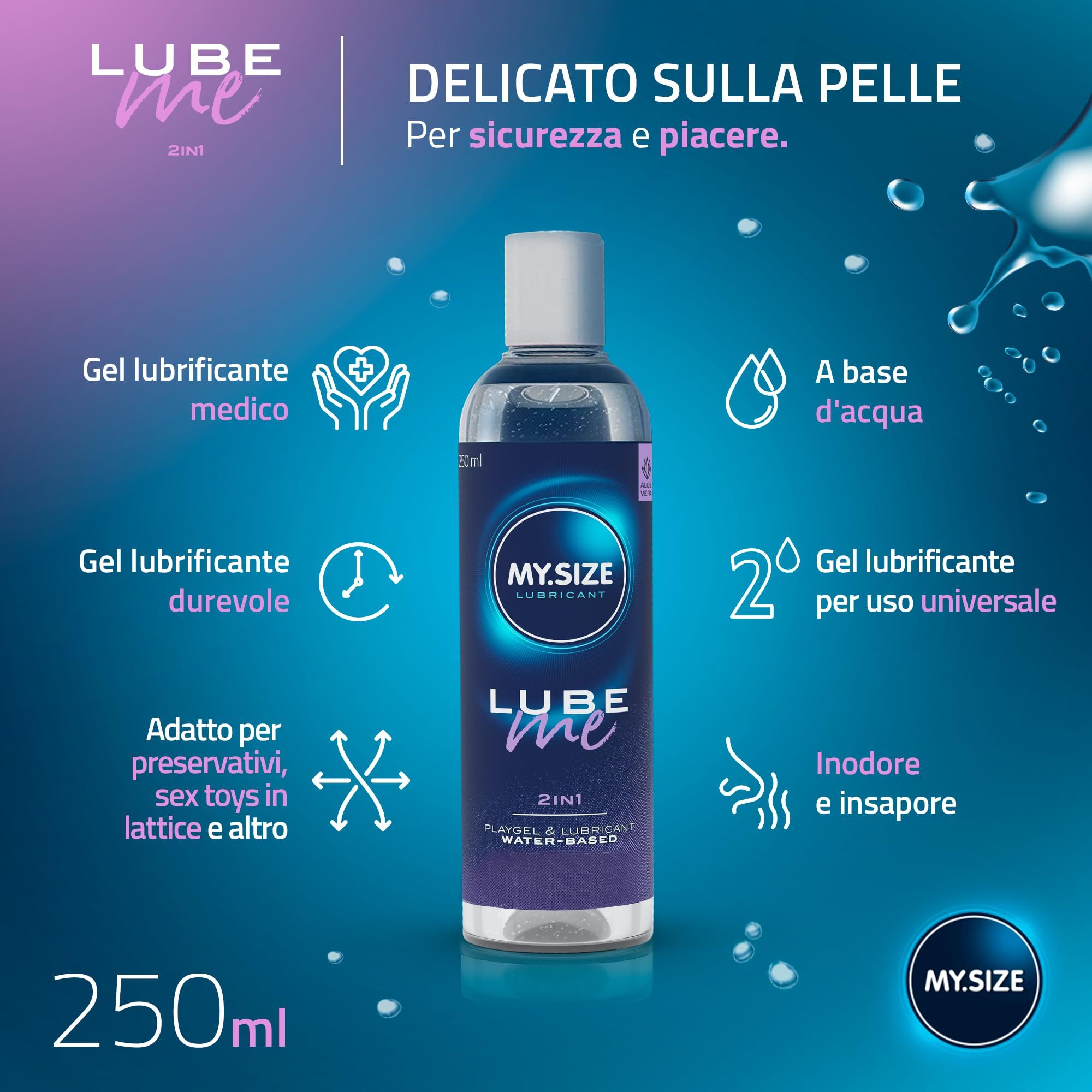 MY.SIZE Lube Me 2in1 Gel Lubrificante