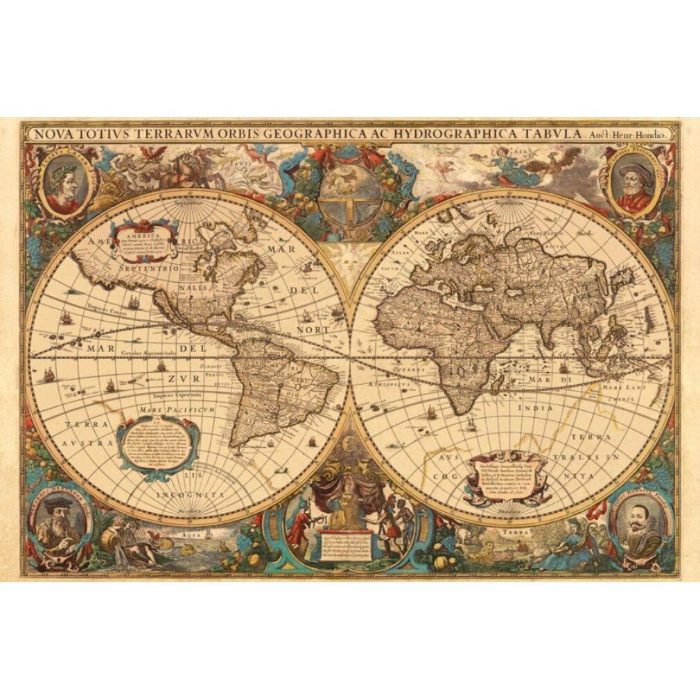 Mappamondo antico, ück.