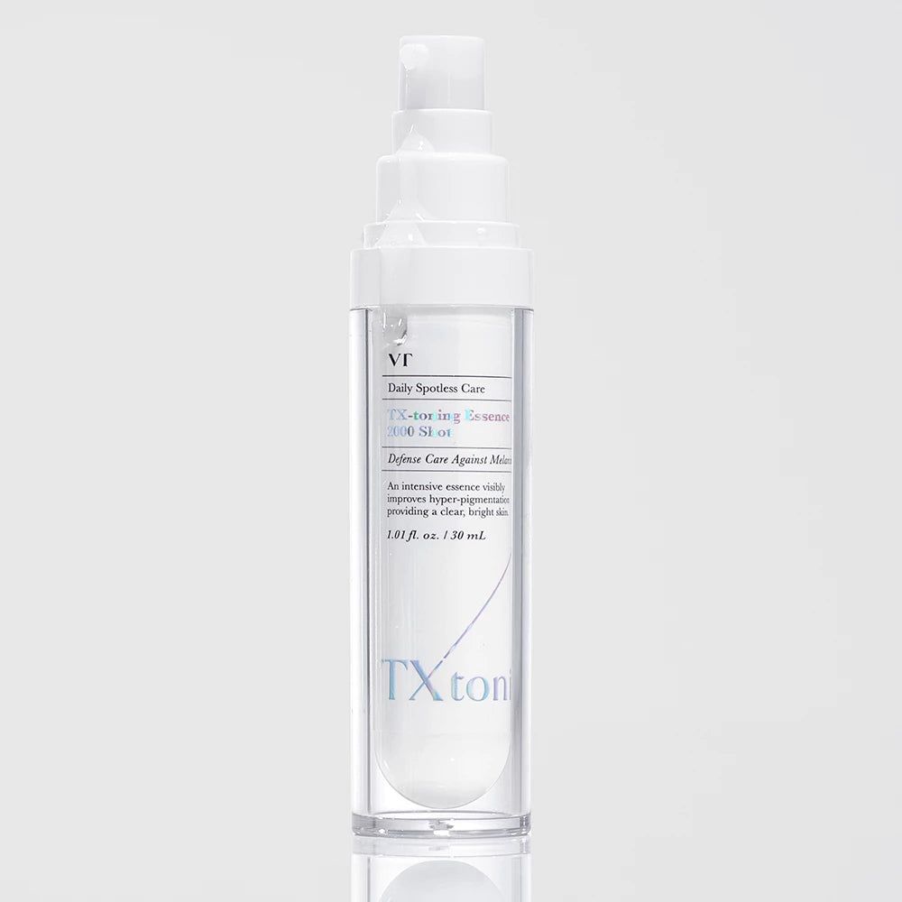 Flacone VT TX-Toning Essence 2000 Shot con erogatore a pompa.