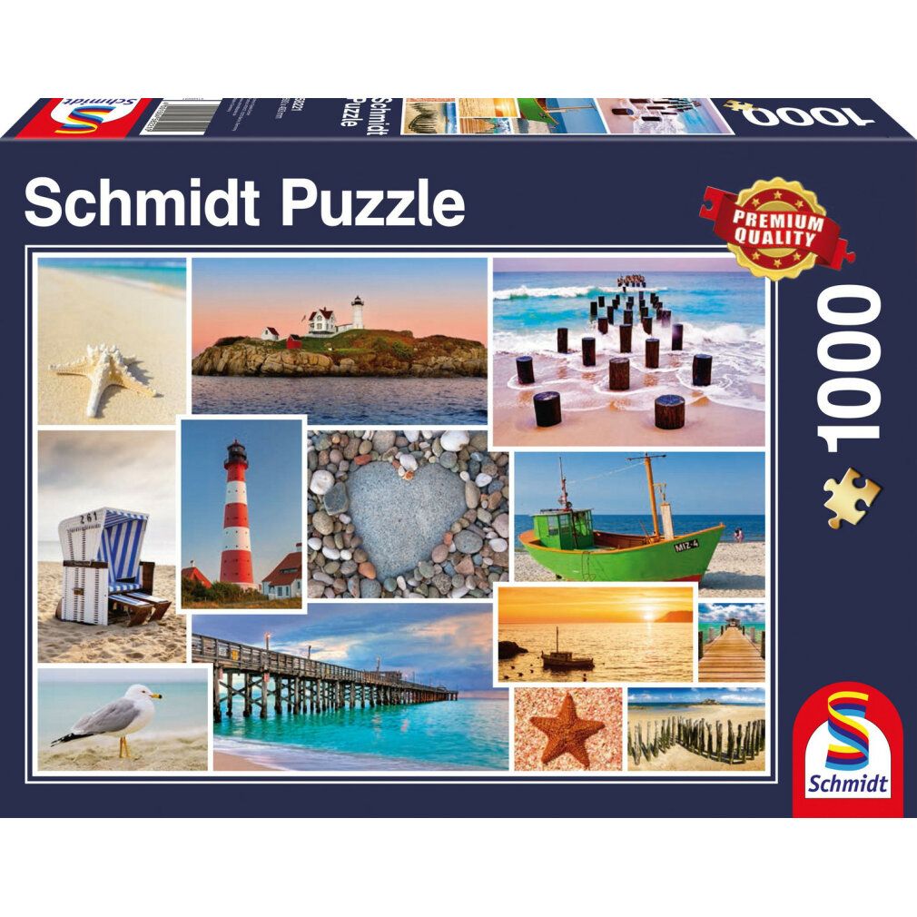 In riva al mare - Puzzle da 1000 pezzi