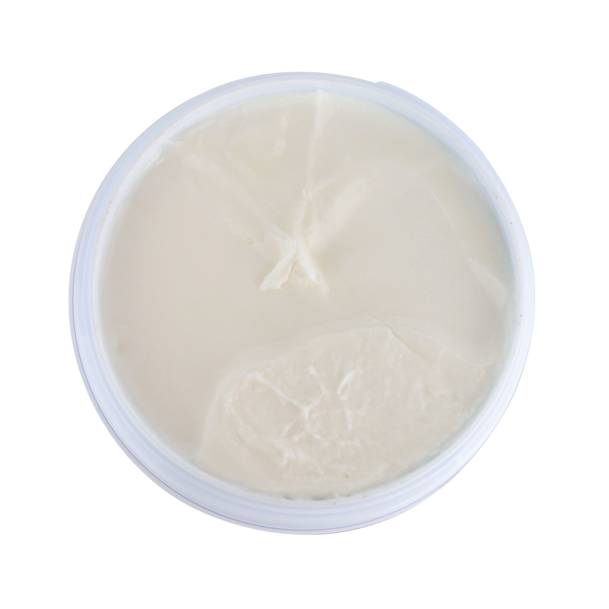 Vasetto di Crema Nutritiva DAP Professional visto dall'alto. Crema bianca con texture visibile.