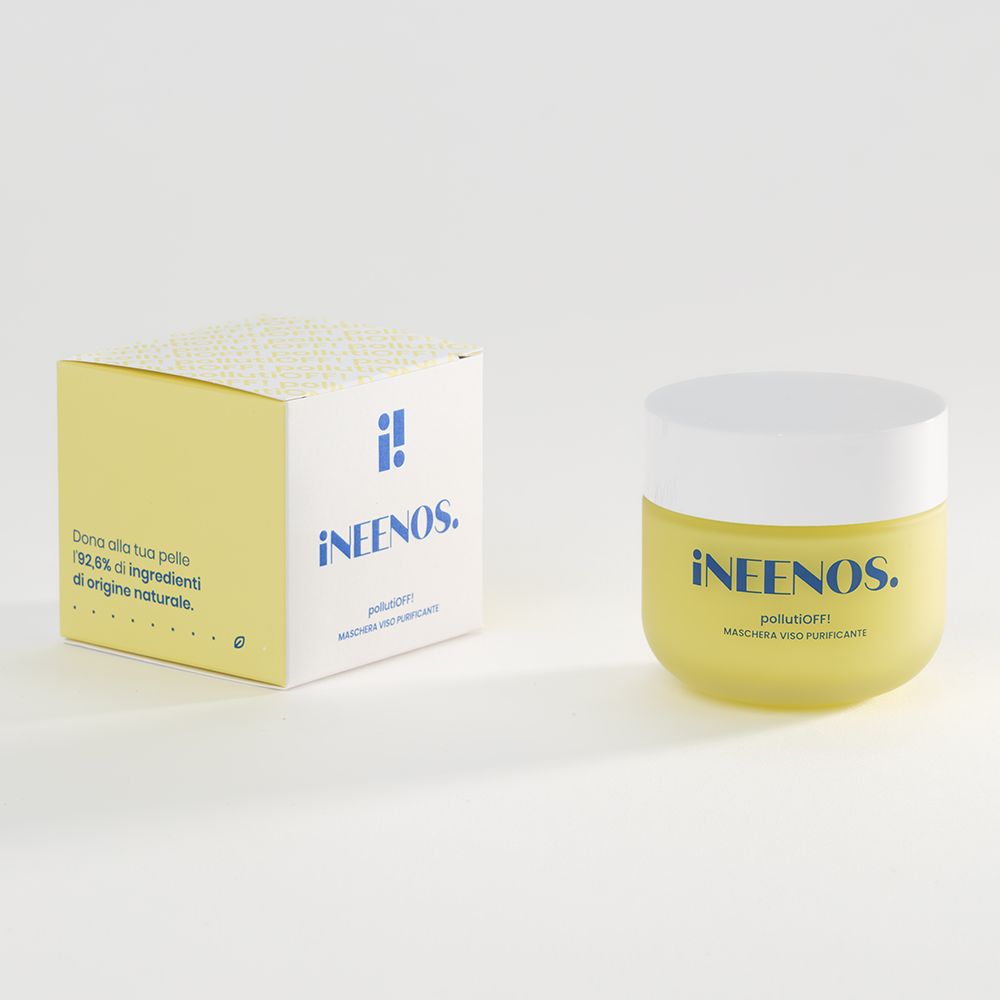 iNEENOS. - pollutiOFF! Purifying anti-pollution mask con Zeolite