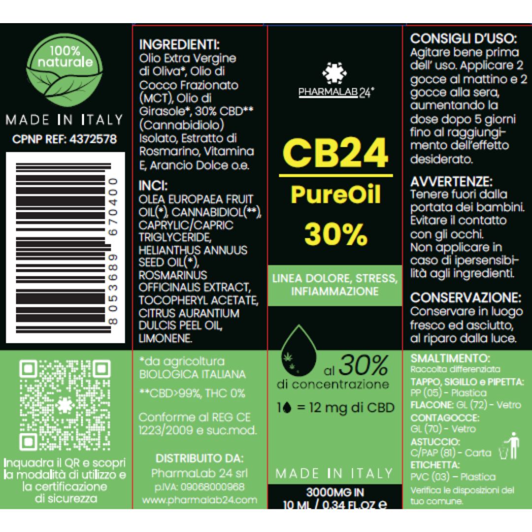 Pharmalab24 CB24 Pure Oil 30%