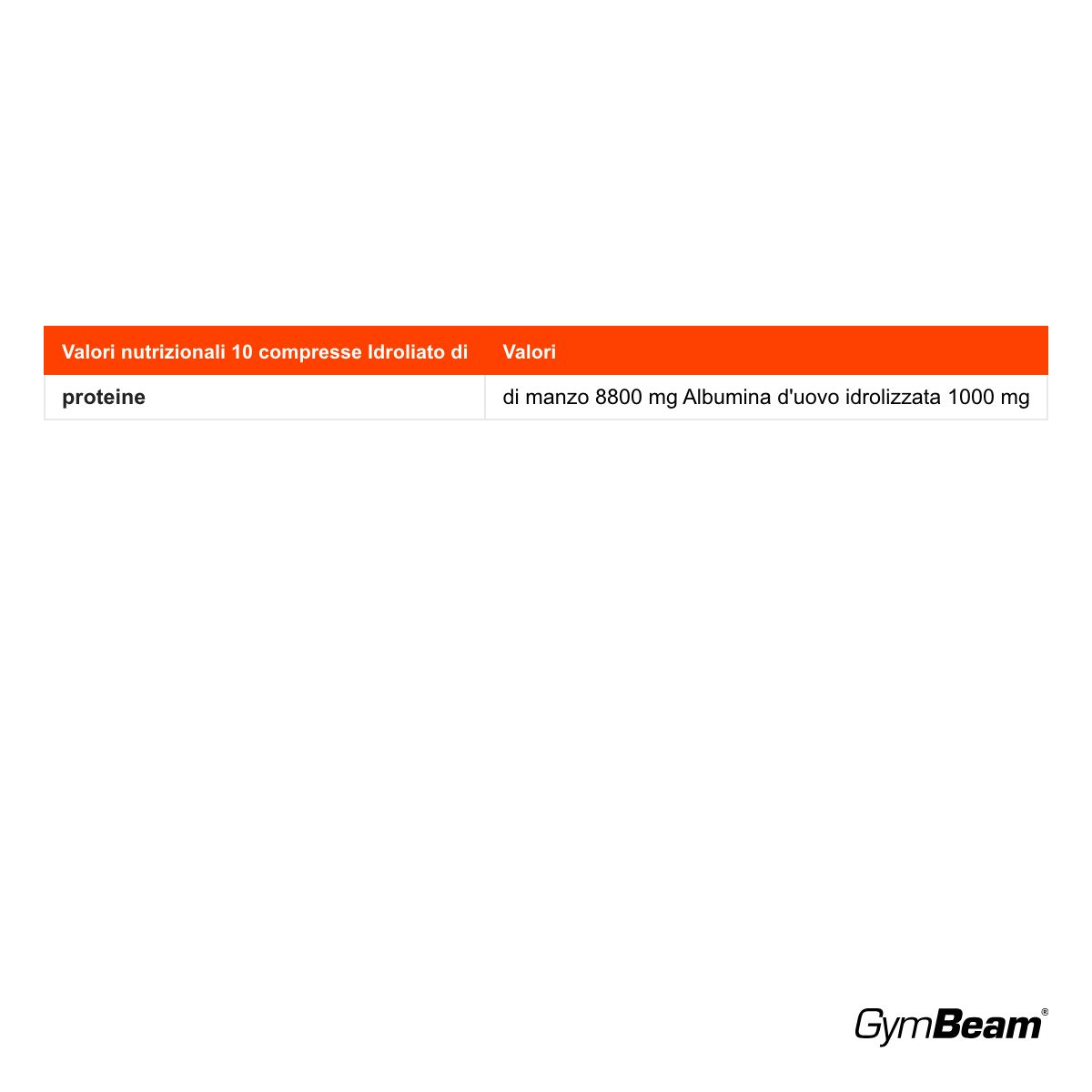 GymBeam Manzo&Uova complesso di aminoacidi da proteine idrolizzate di manzo e uovo
