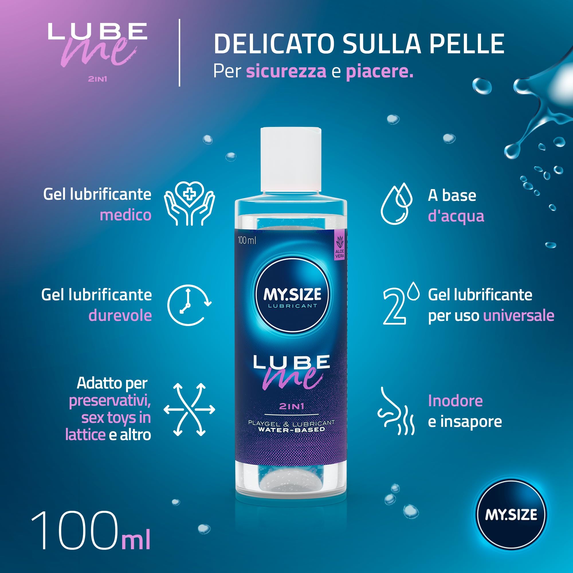MY.SIZE Lube Me 2in1 Gel Lubrificante