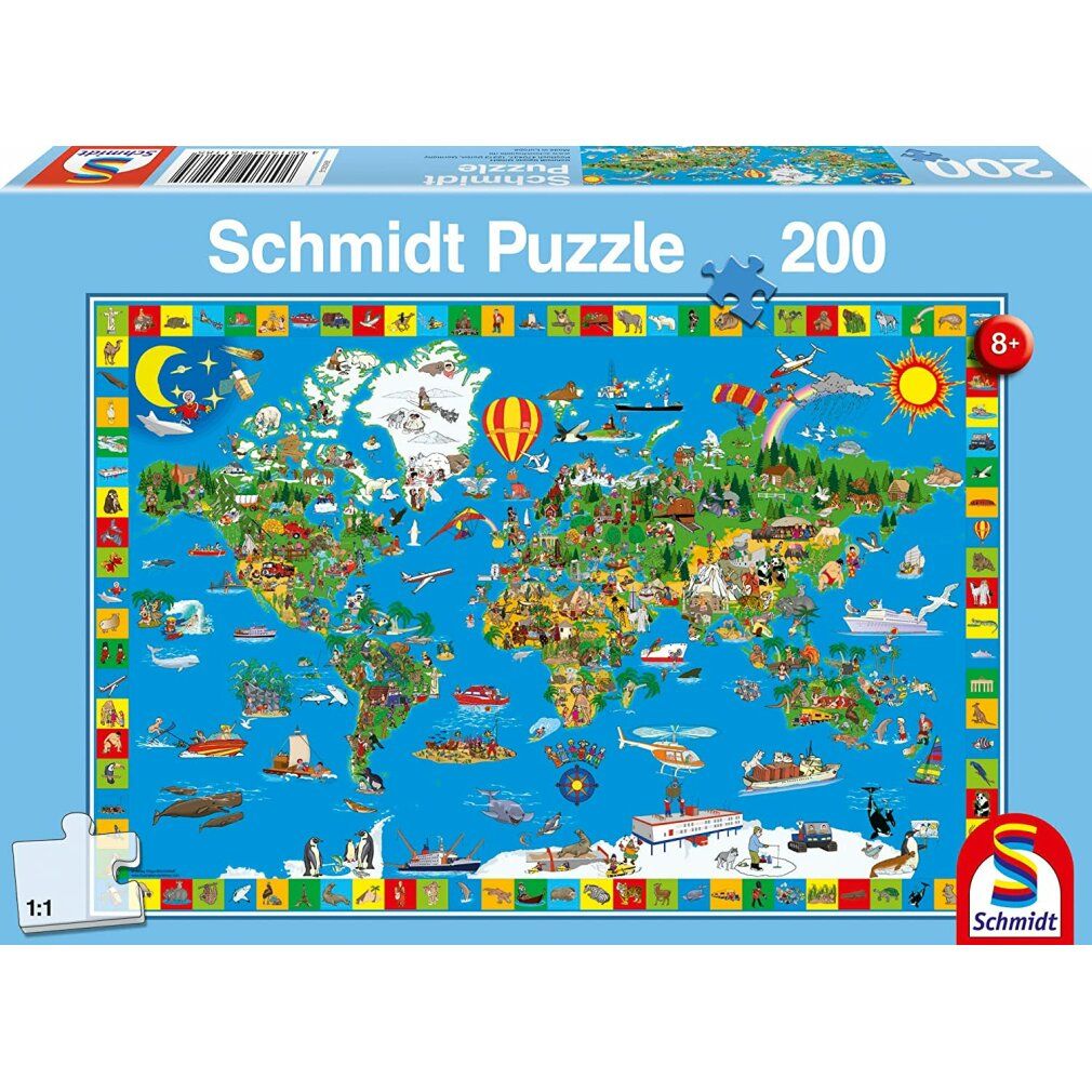schmidt Puzzle Il tuo mondo fantastico 200 pezzi