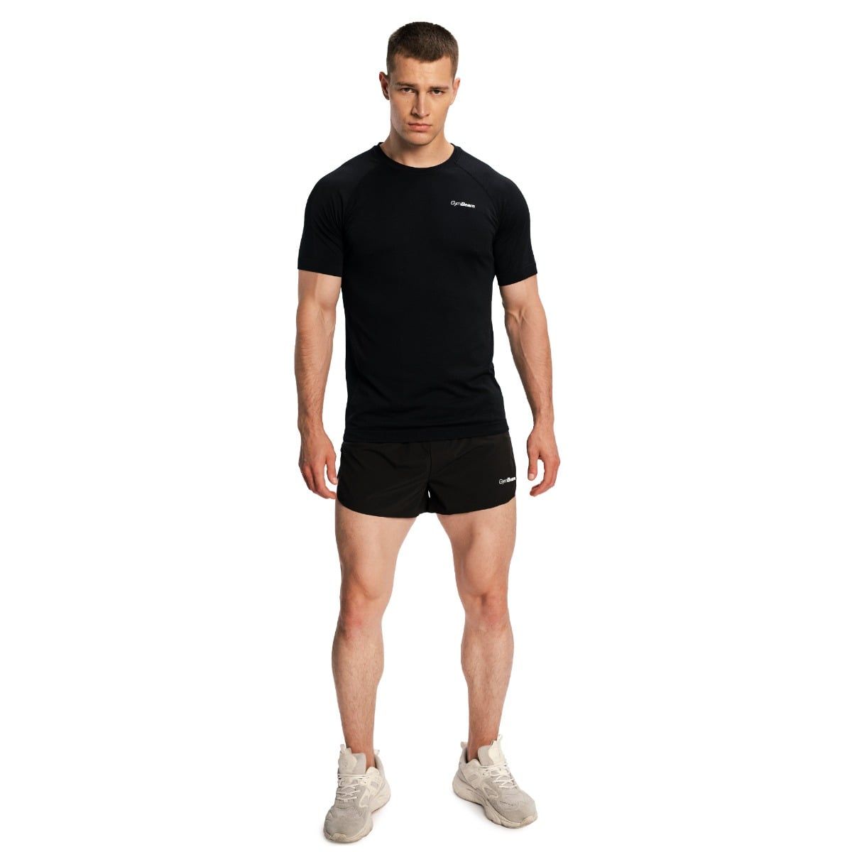 GymBeam Pantaloncini uomo Pulse X Running regular nero