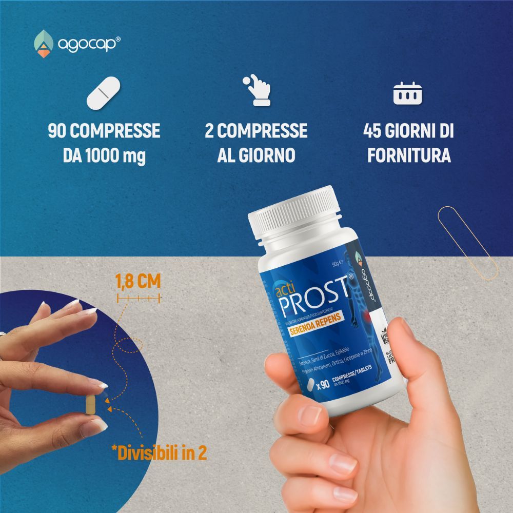 Actiprost Integratore alimentare per la prostata con serenoa repens ed epilobio