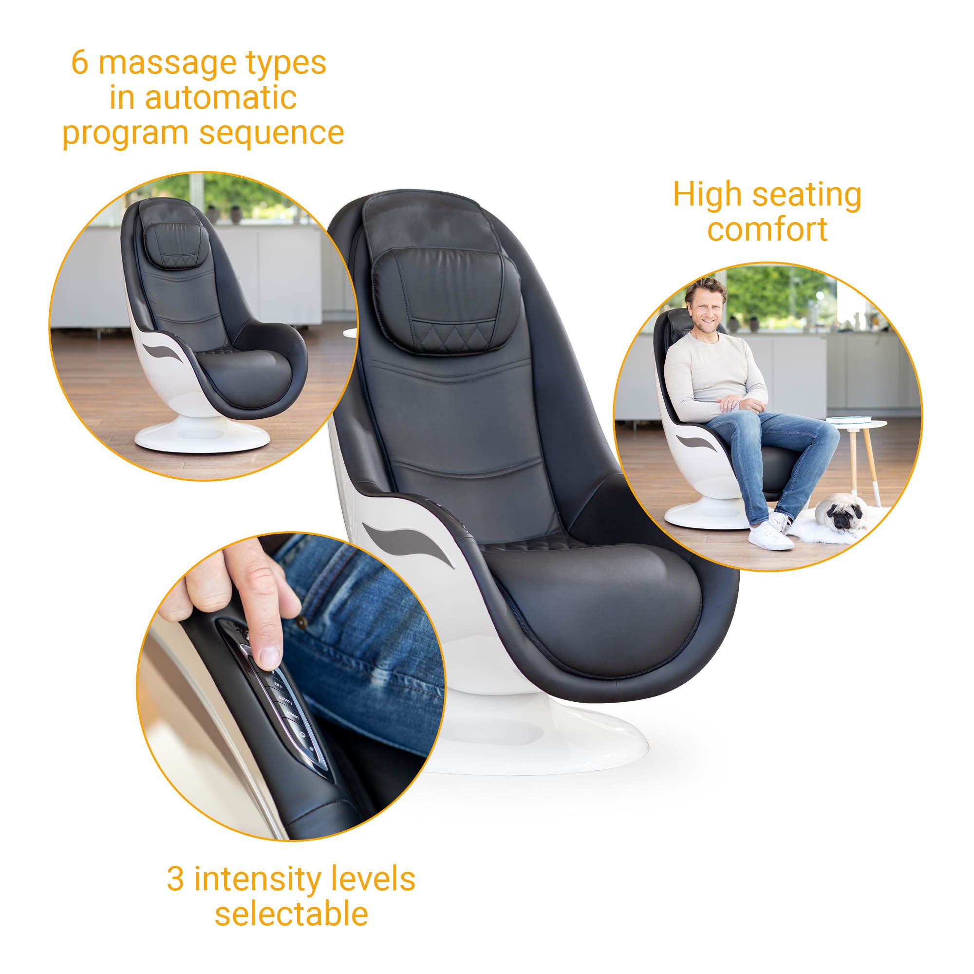 medisana RS 660 Poltrona con funzione massaggiante