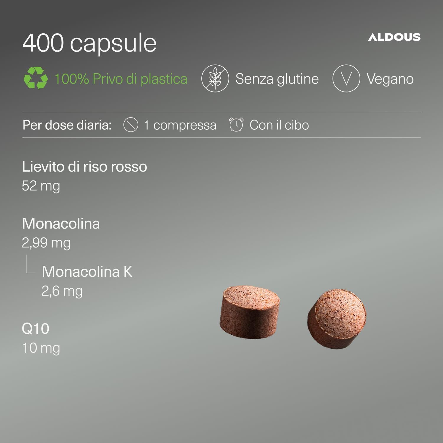 Aldous Compresse di Riso Rosso Fermentato con Q10
