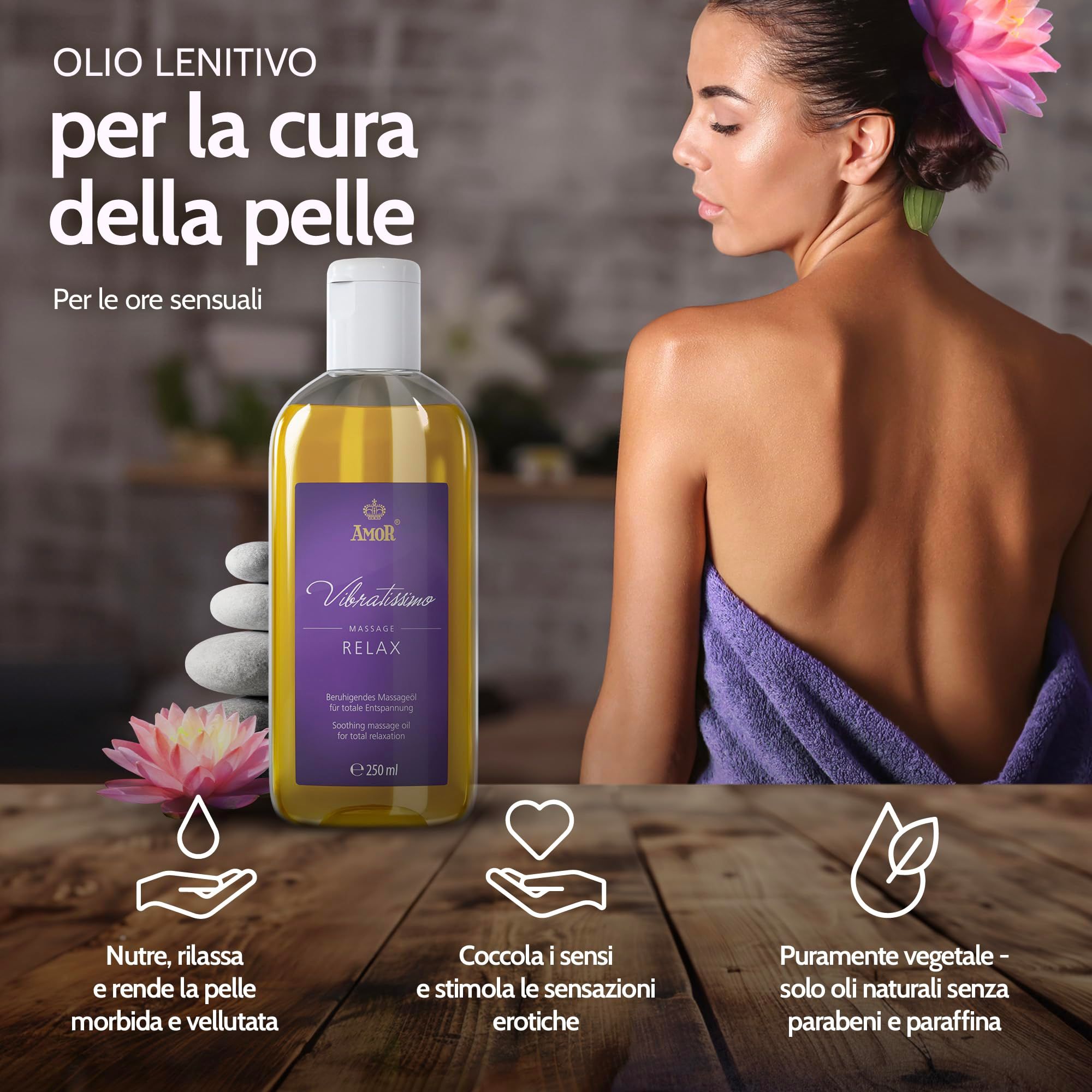 Vibratissimo Olio da Massaggio Relax