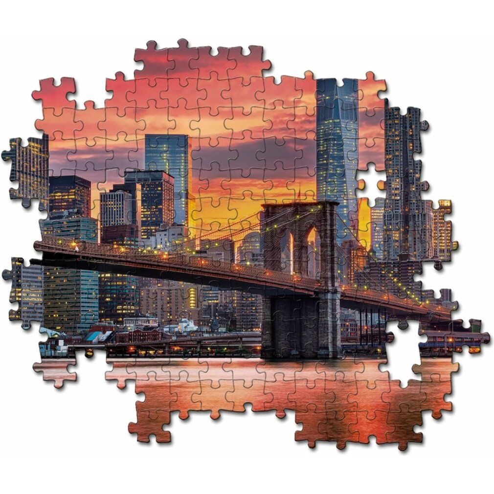 clementoni Puzzle Fiume Est di sera dämmerung 1500 pezzi