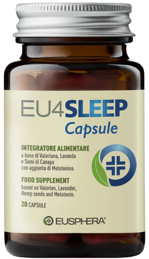 Integratore a base di Valeriana e Melatonina per migliorare il sonno e dormire - Eusphera EU4SLEEP
