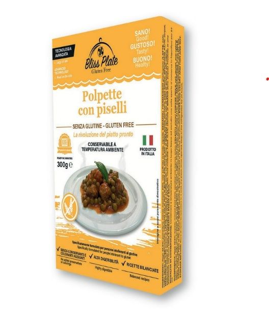 Polpette con Piselli Senza Glutine - Bliss Plate